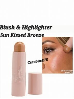 🌺Mally Sun Kissed Bronze Cream Blush Shimmer, Shape & Glow Face Defining Stick